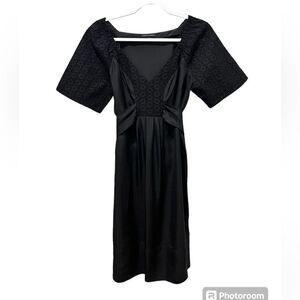 BANANA REPUBLIC Women’s Black Silk Dress Size 8